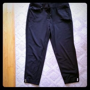 White House Black Market Black Capris